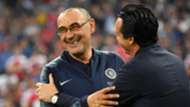 Maurizio Sarri Unai Emery Chelsea Arsenal