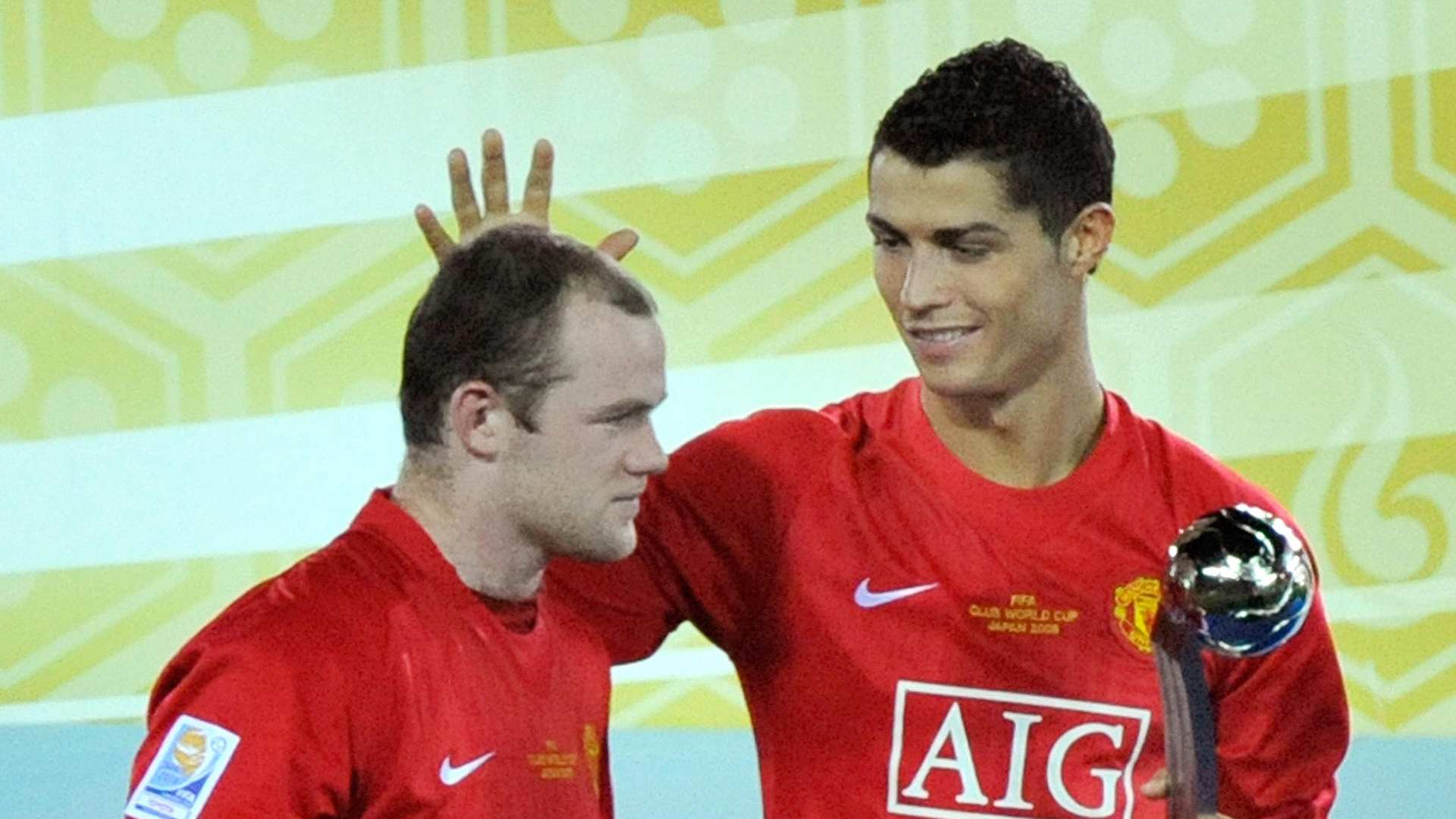 Wayne Rooney Manchester United Cristiano Ronaldo 2008