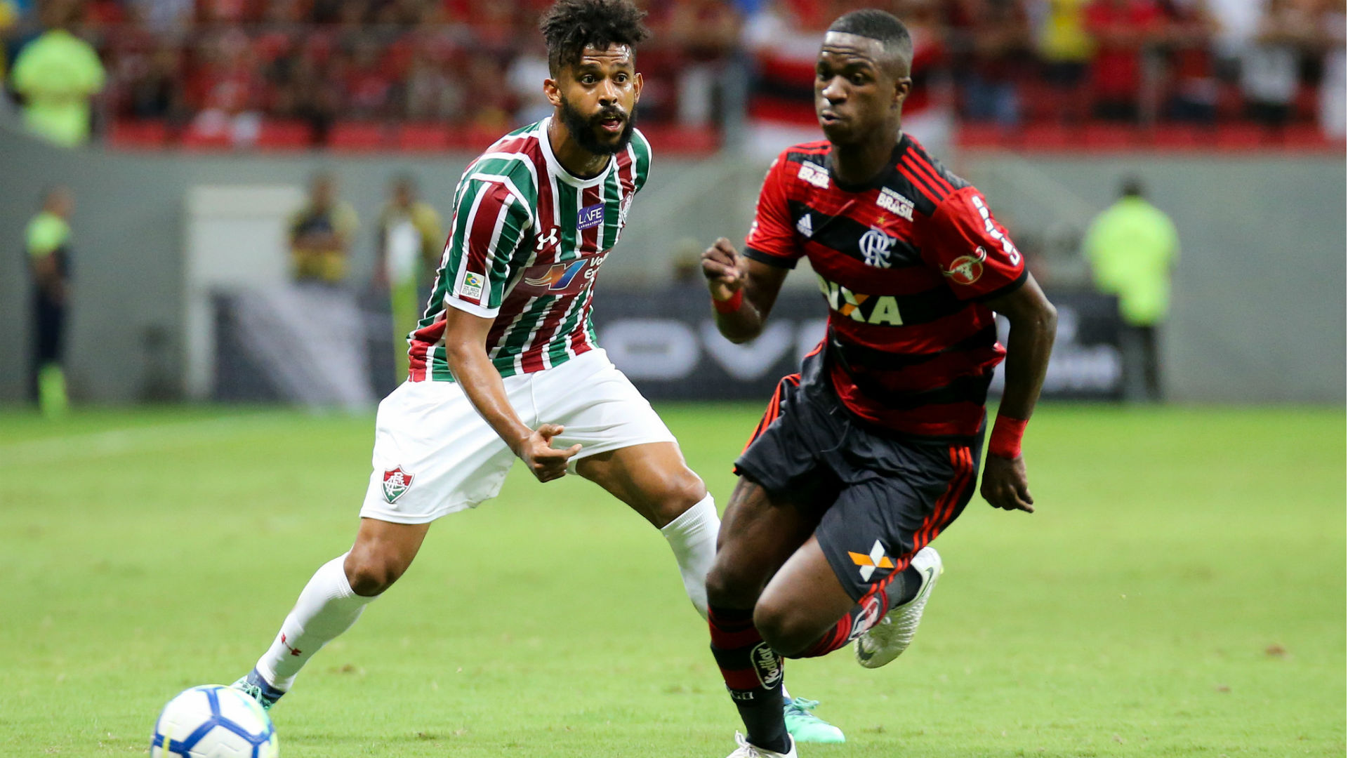 Vinicius Junior Flamengo Fluminense Brasileirão 07 06 2018