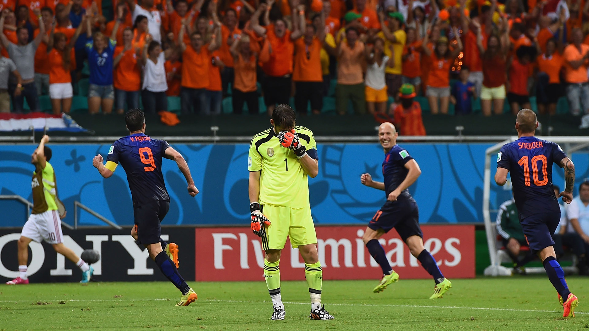 Netherlands Spain World Cup 2014