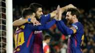 Philippe Coutinho Lionel Messi Luis Suarez Barcelona Girona La Liga