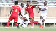 John Ndirangu of Mount Kenya United v Ulinzi Stars.