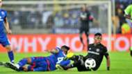 Clayton Daniels, SuperSport United & Vincent Pule, Orlando Pirates, September 2018
