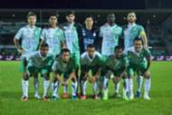 Melaka United's first XI against Sarawak 18/2/2017