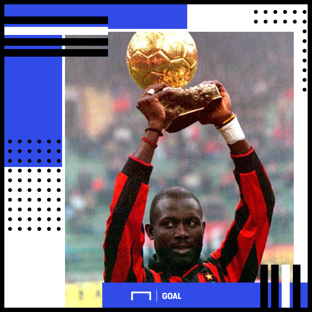 Káº¿t quáº£ hÃ¬nh áº£nh cho George Weah ballon d'or