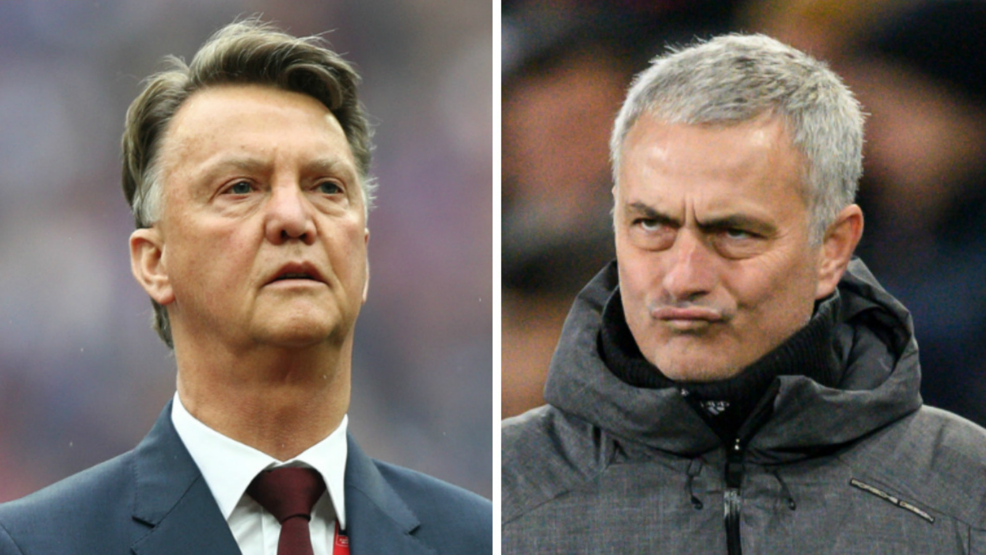 Louis van Gaal Jose Mourinho