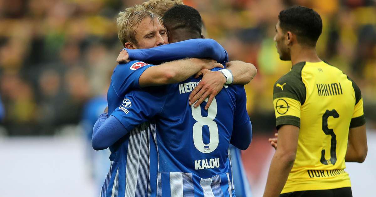 Last Minute Ausgleich Hertha  BSC Berlin  d mpft BVB Euphorie