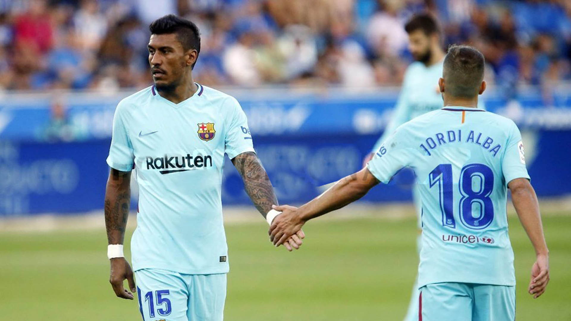 Paulinho Barcelona x Alavés 26 08 17