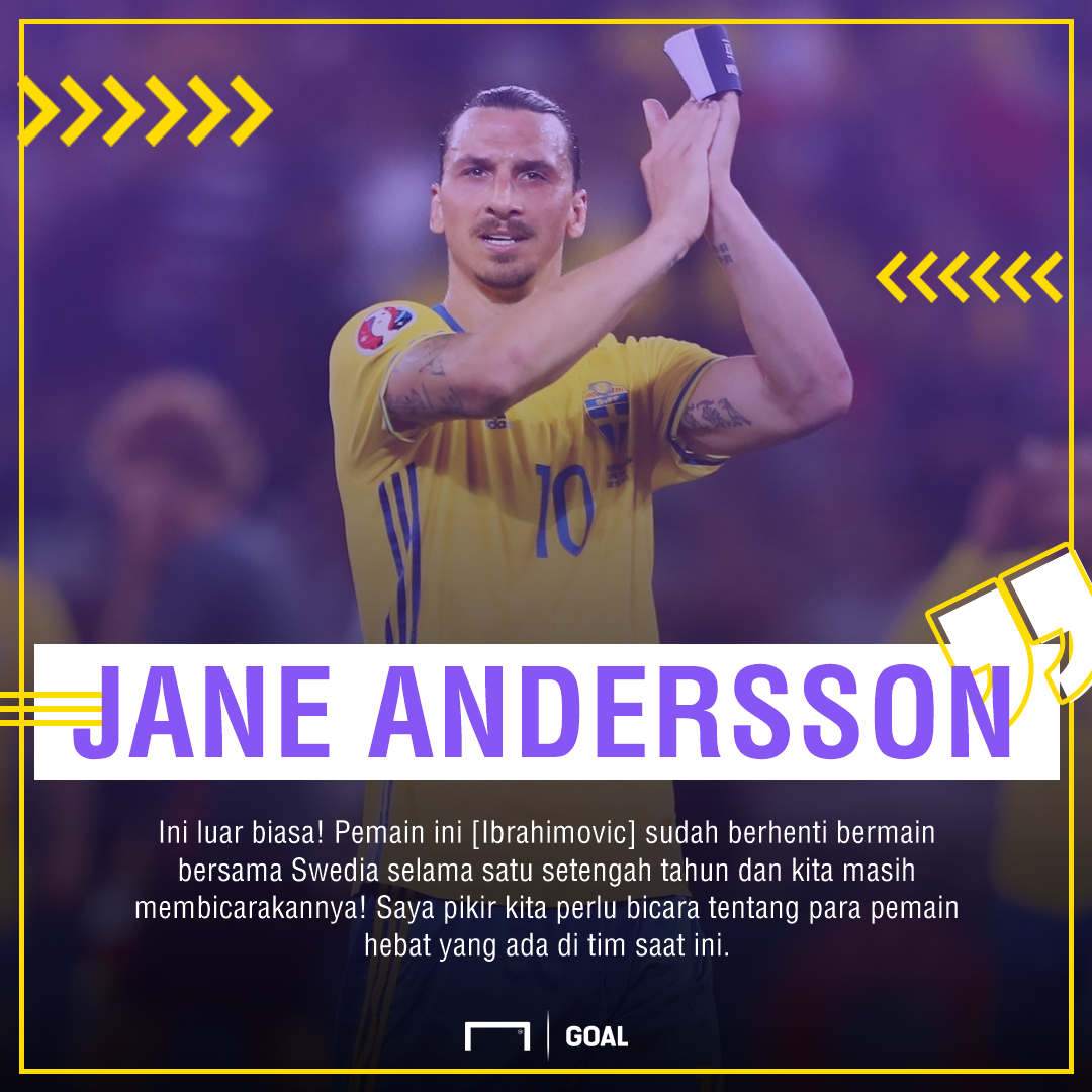 Pelatih Swedia Jangan Sebut Zlatan Ibrahimovic Goalcom