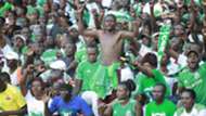 Gor Mahia fans v Zamalek in Kasarani.