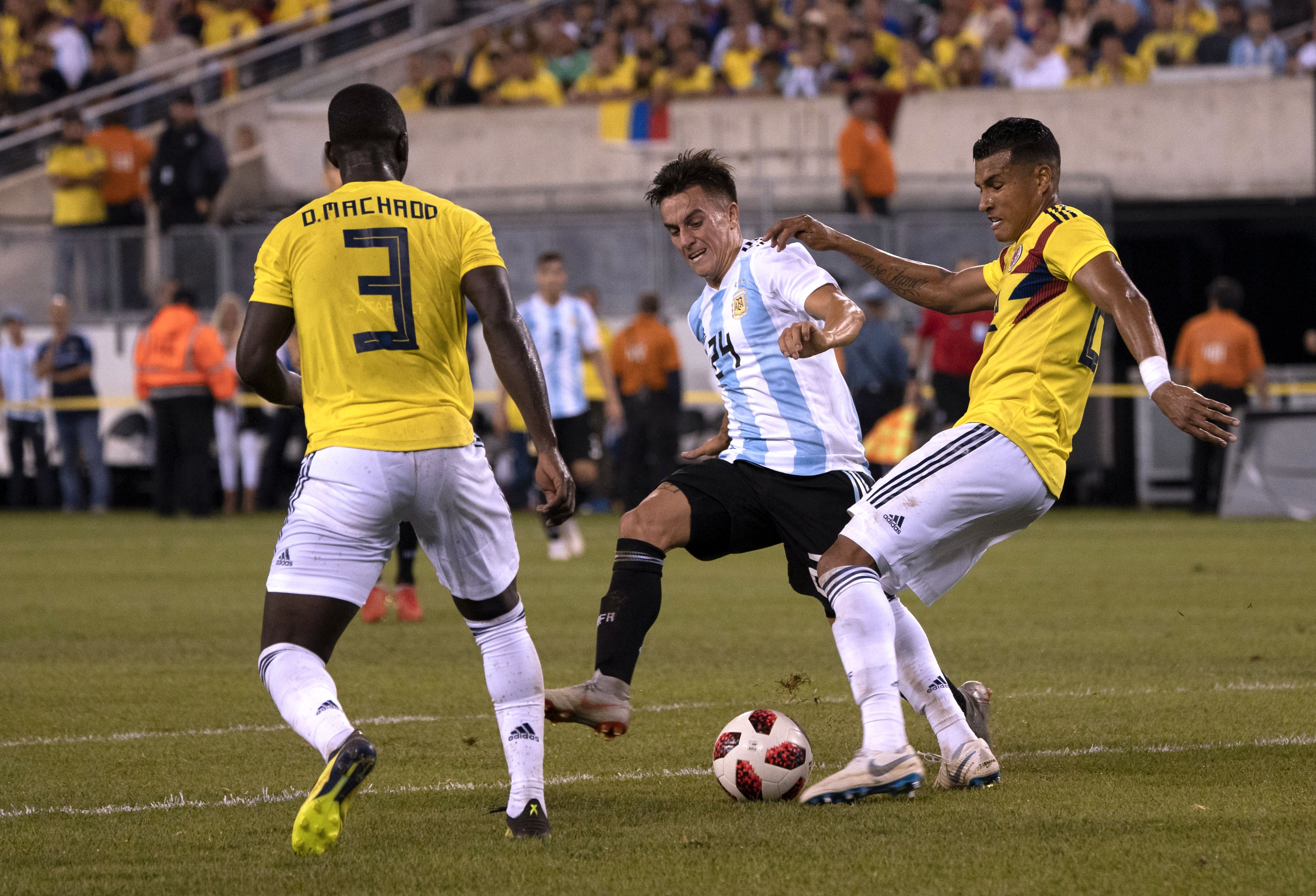   Deiver Machado, Jeison Murillo Colombia Argentina Friendly 2018 