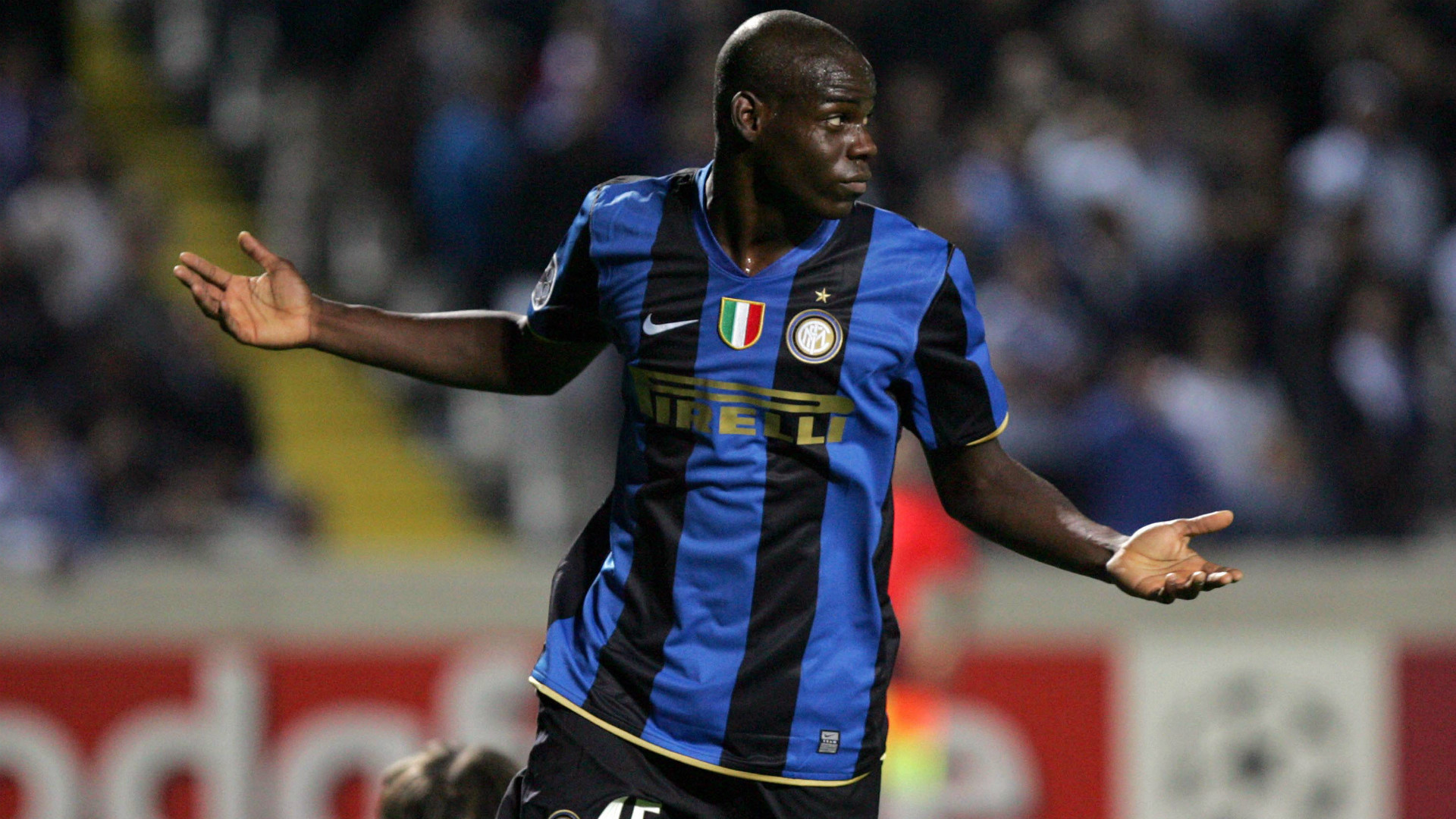 Mario Balotelli Inter Milan Champions League