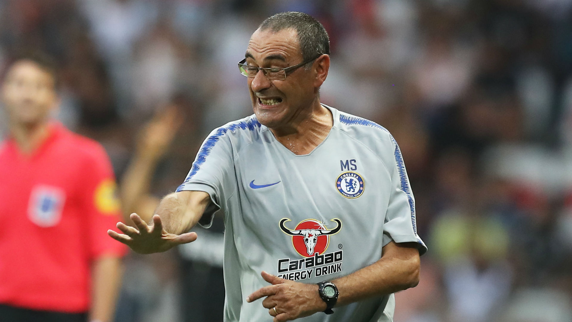   Maurizio Sarri Chelsea ICC 2018 