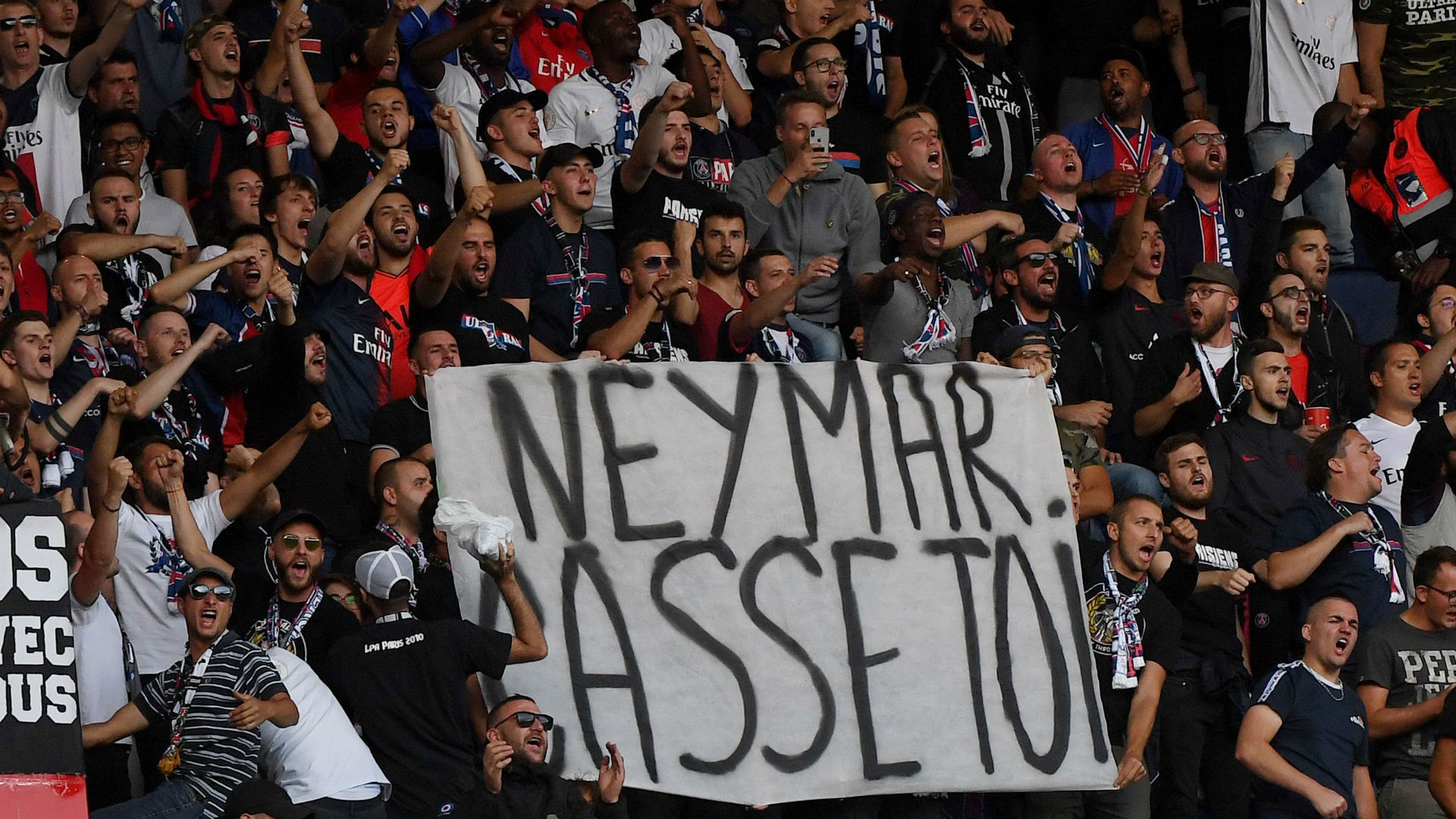 PSG supporters insult PSG Neymar Ligue 1 11082019