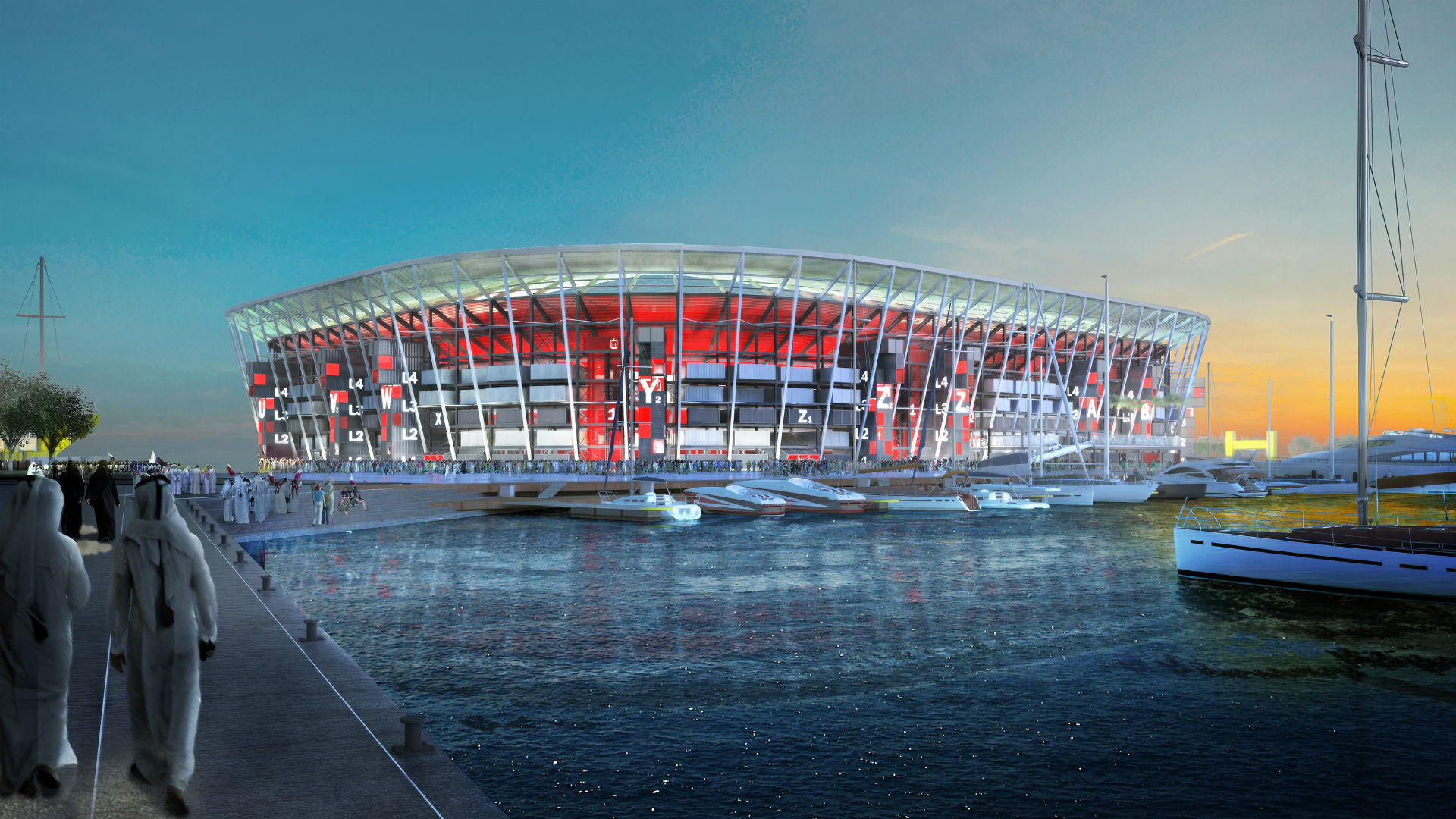 FIFA World Cup 2022 Stadiums - Qatar - Ras Abu Aboud Stadium