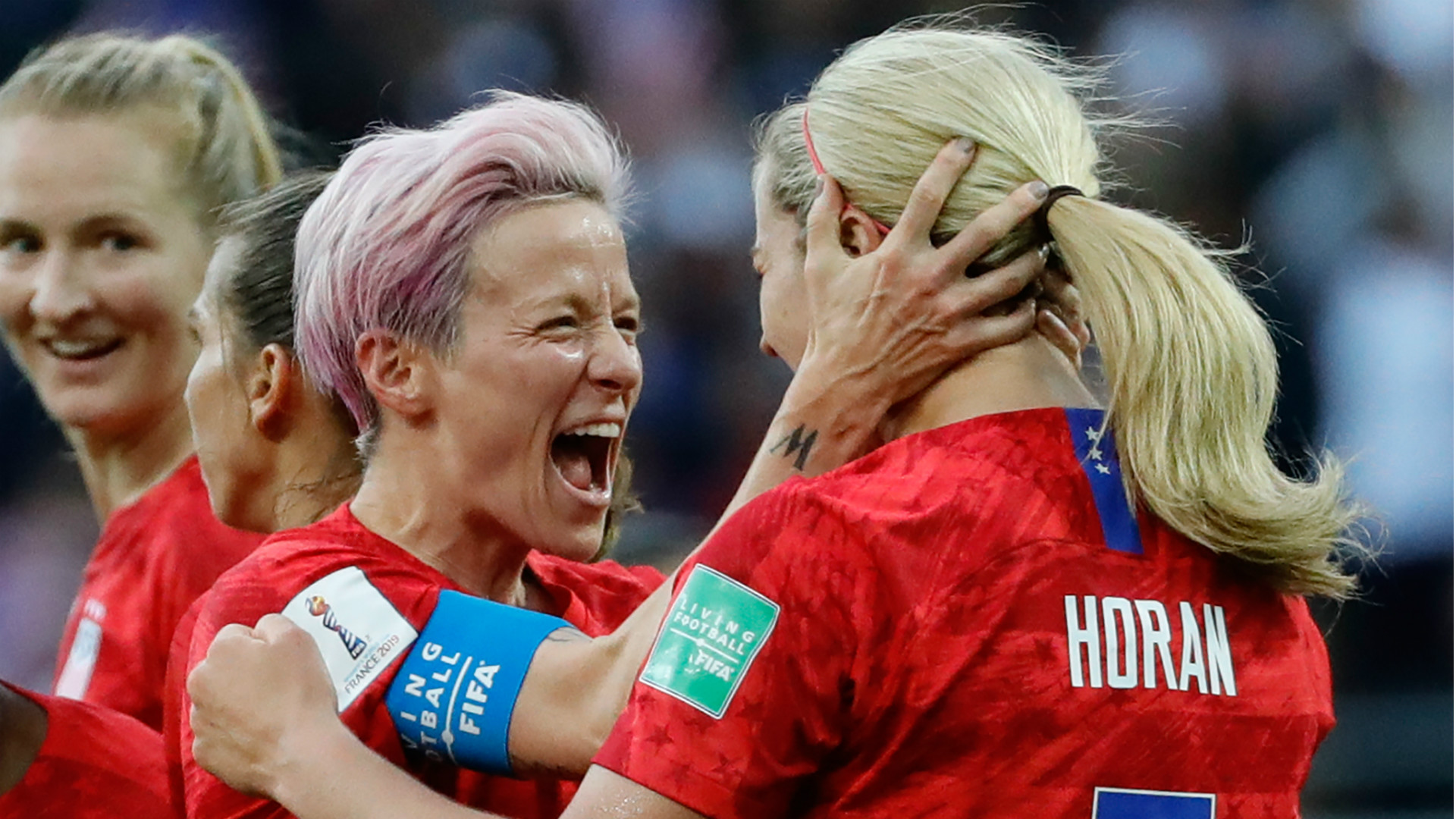 Megan Rapinoe Lindsey Horan USWNT 2019