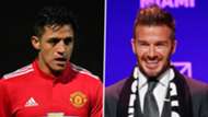 Alexis Sanchez David Beckham