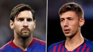 Lionel Messi Clement Lenglet Barcelona 2018