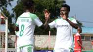 George Odhiambo of Gor Mahia and Francis Kahata.