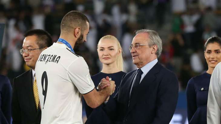 Real Madrid - Dans un stade, Florentino Perez se lève uniquement pour Karim Benzema et Sergio Ramos