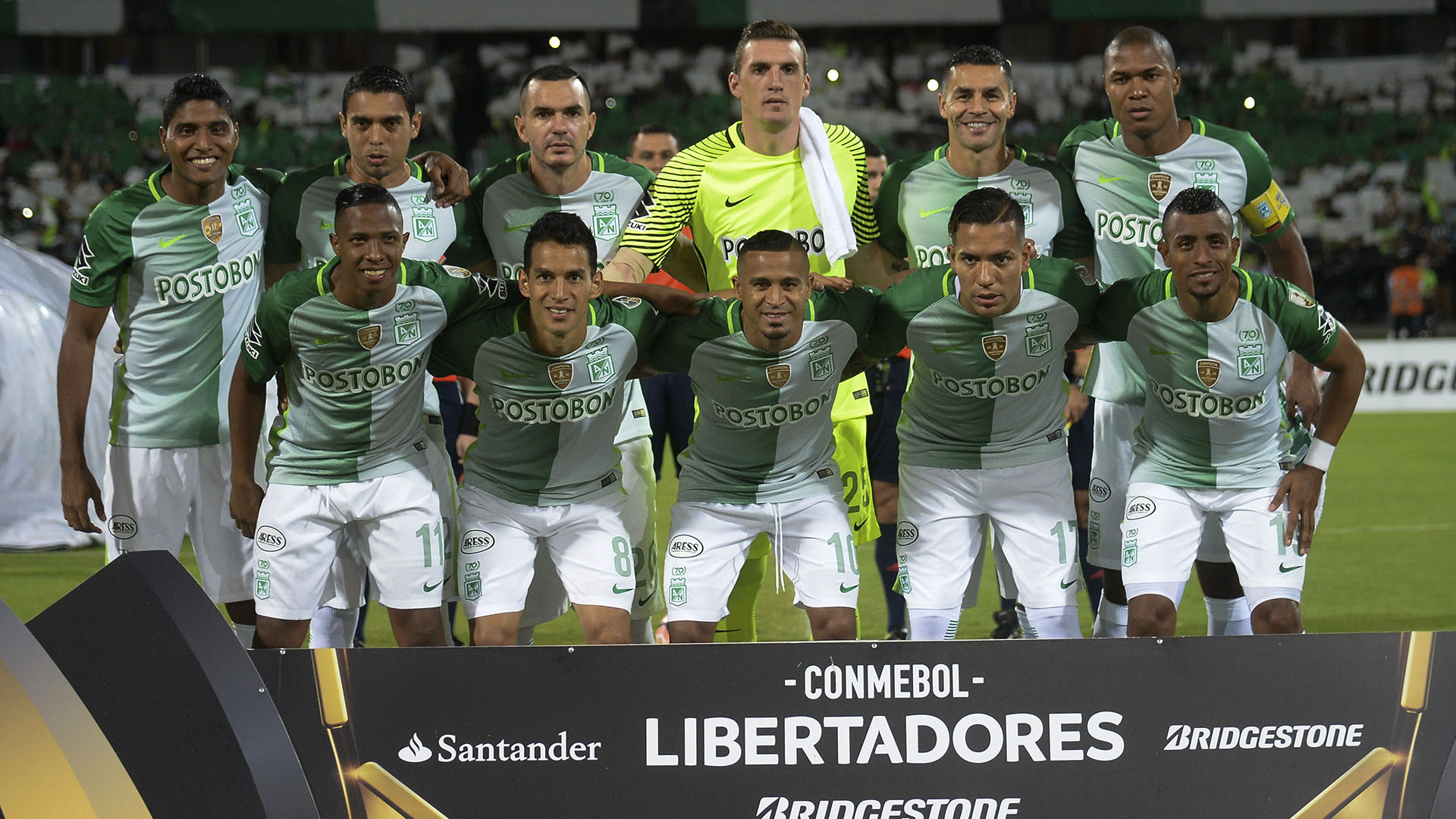 Atletico Nacional pose Copa Libertadores 2017 17042017