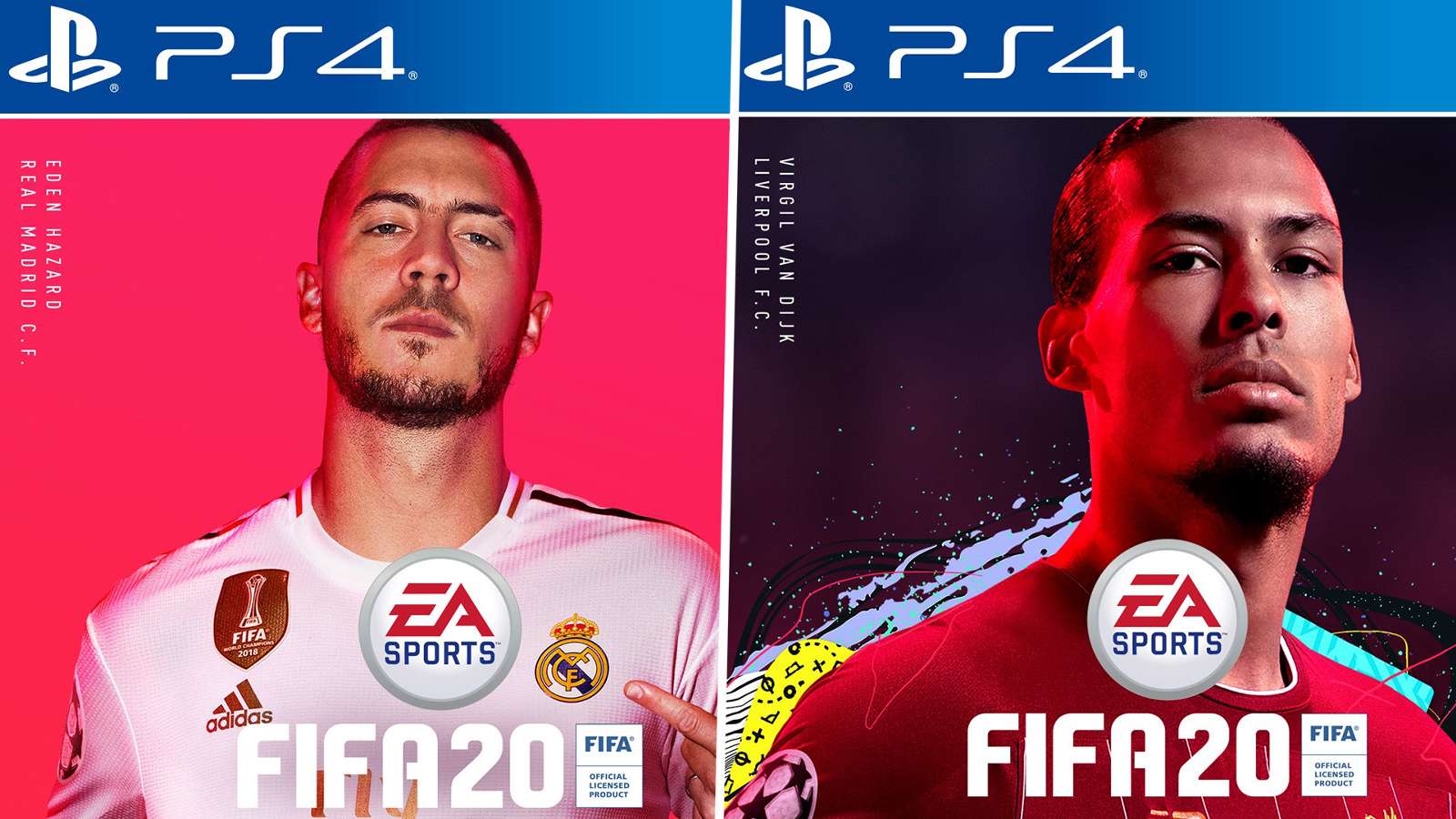 Van Dijk & Hazard Featured As FIFA 20 Cover 