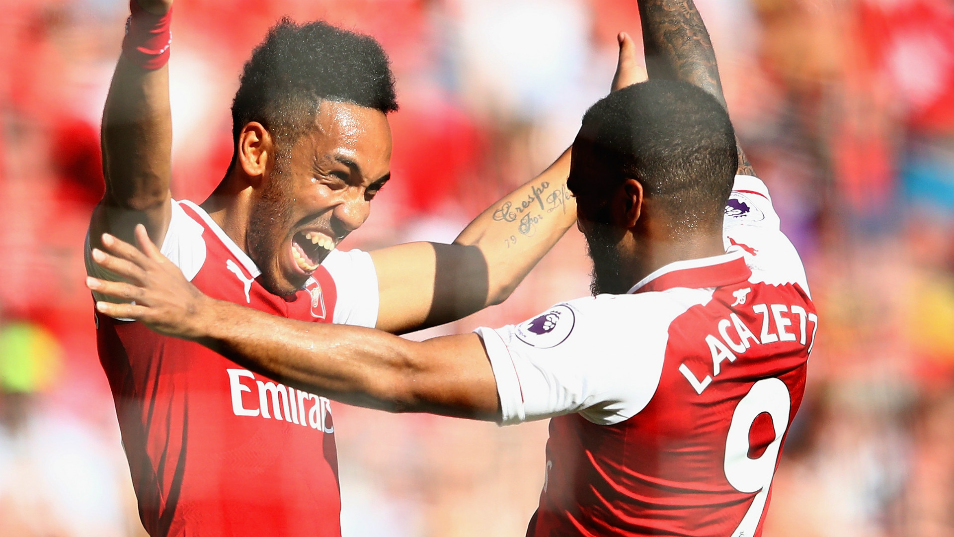Image result for pierre-Emerick Aubameyang and Alexandre Lacazette