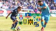Chilenos en copas internacionales 2018