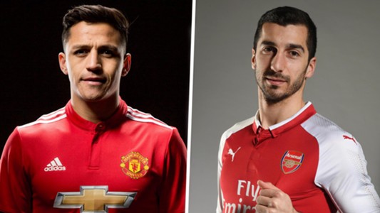 Image result for photos of Alexis Sanchez and Mkhitaryan