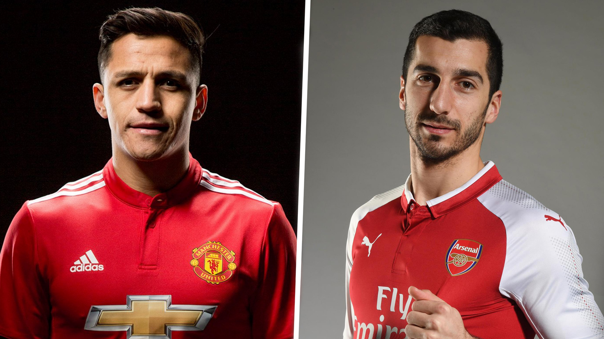 Alexis Sanchez Man Utd Henrikh Mkhitaryan Composite Arsenal