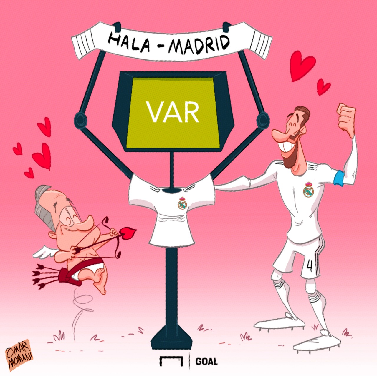 Goal's Cartoon Corner the best football sketches from Omar Momani