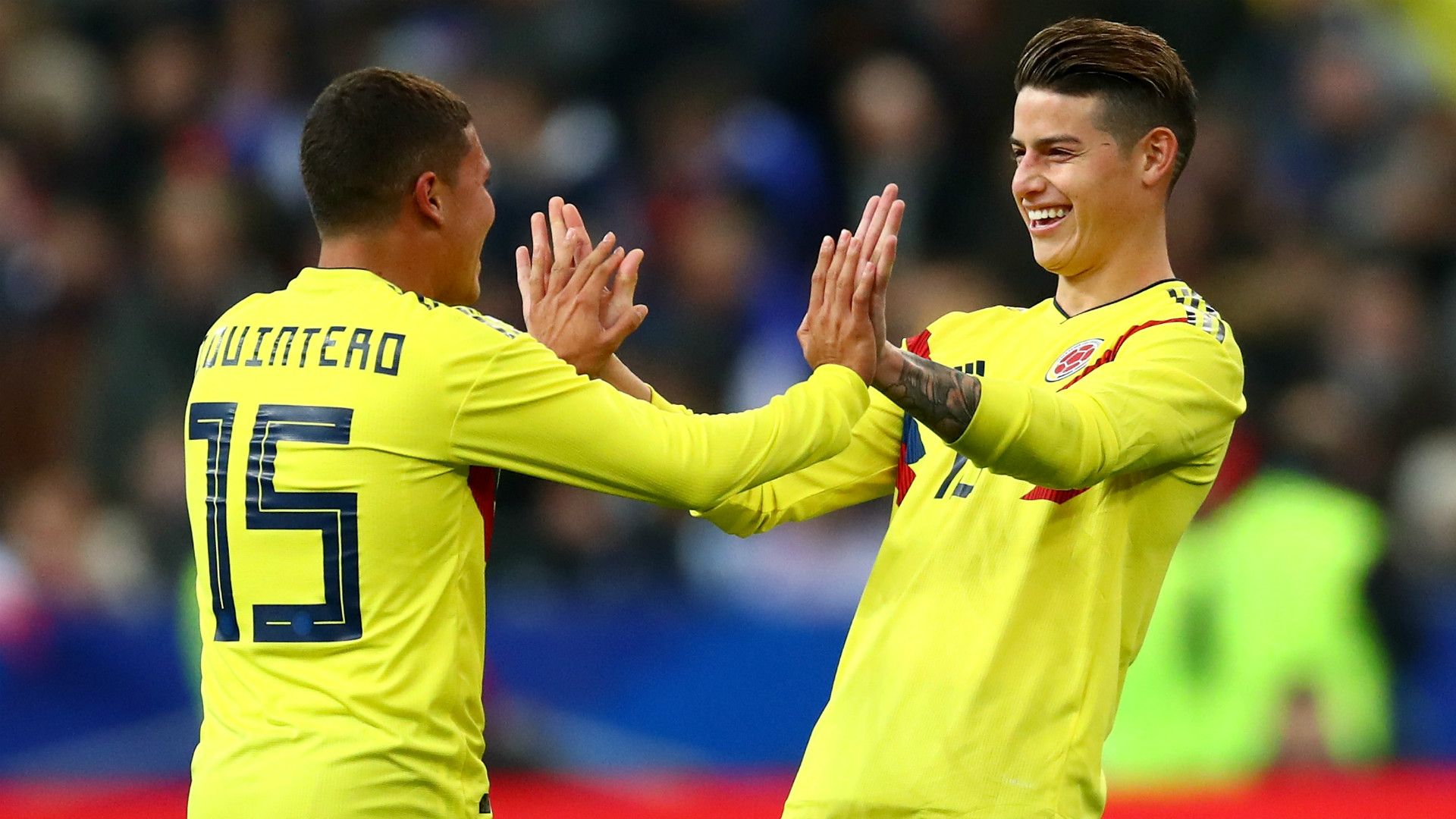 Juan Fernando Quintero James Rodriguez Colombia 2018