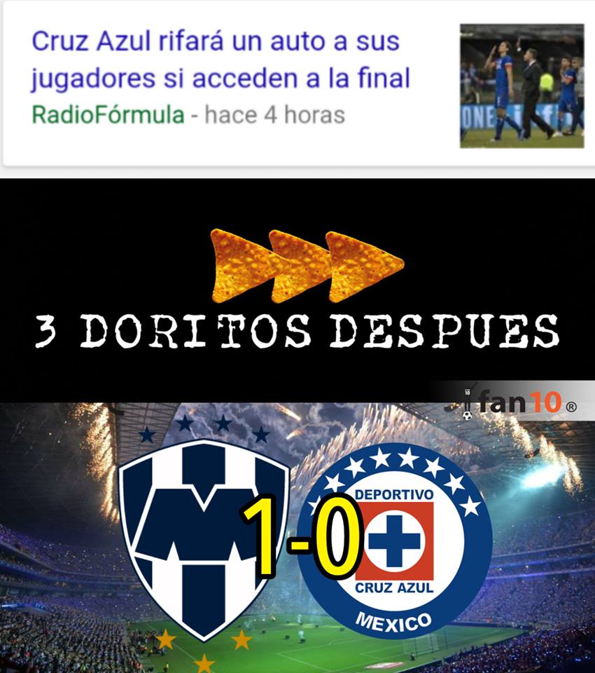 Memes Monterrey Cruz Azul