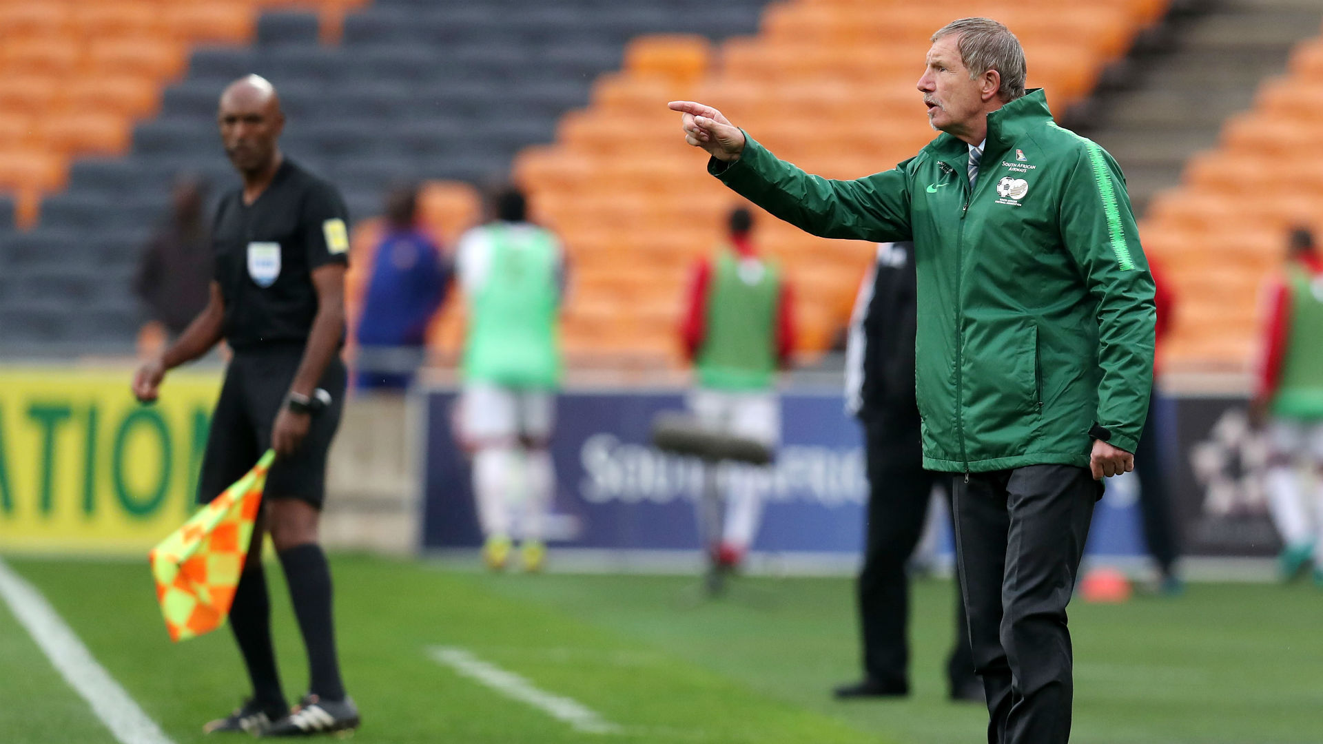 South Africa v Seychelles, October 2018, Stuart Baxter