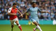 Alexis Sanchez Raheem Sterling Arsenal Manchester City