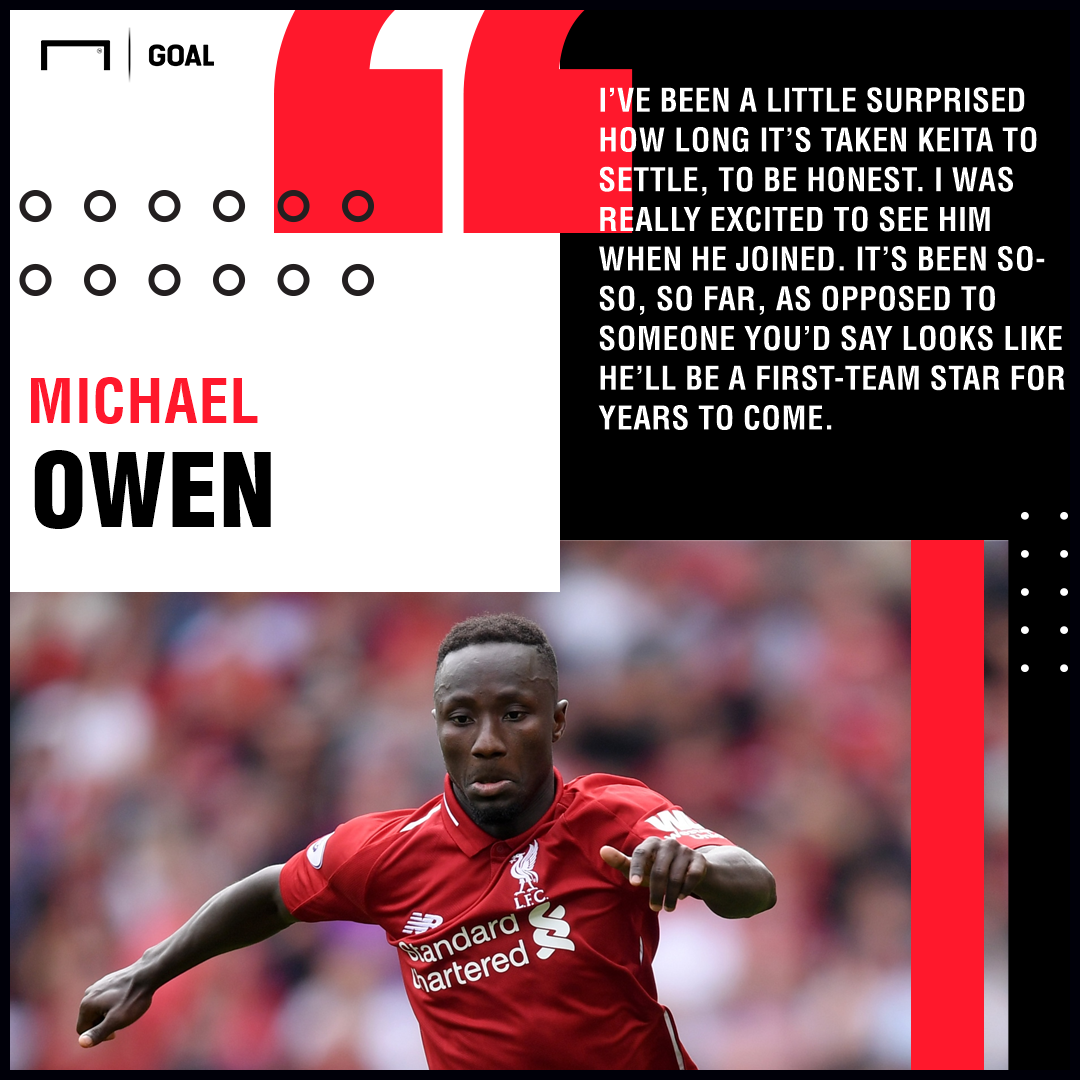 Naby Keita Michael Owen Liverpool PS