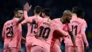 081218 Lionel Messi Arturo Vidal Barcelona Espanyol Jordi Alba