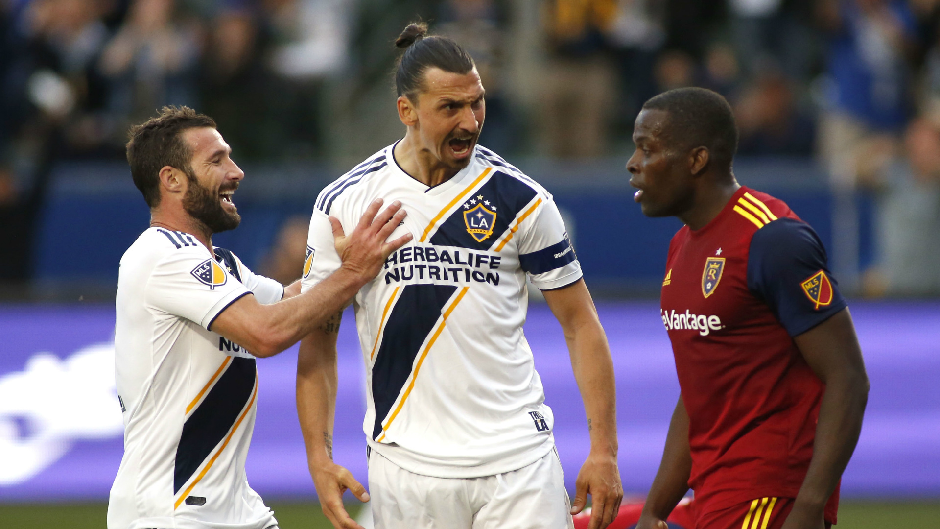 Zlatan Ibrahimovic and Nedum Onuoha didn't exit the pitch in a happy mood