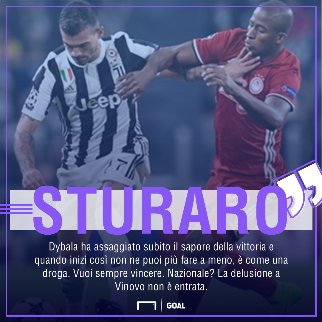 Juve, Sturaro: Juve, Sturaro: