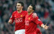 Michael Carrick Cristiano Ronaldo Manchester United
