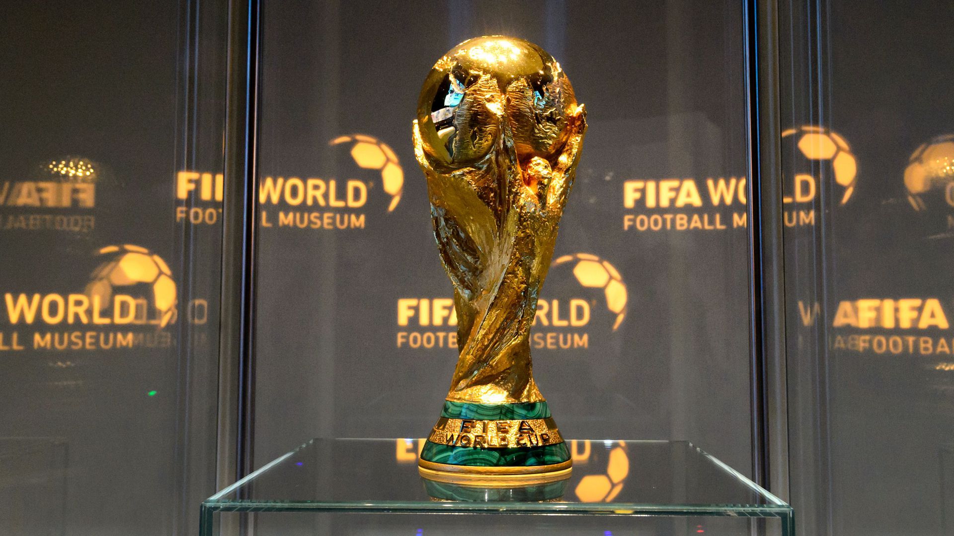 presentation of world cup trophy
