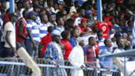 AFC Leopards fans in Machakos against Bandari.