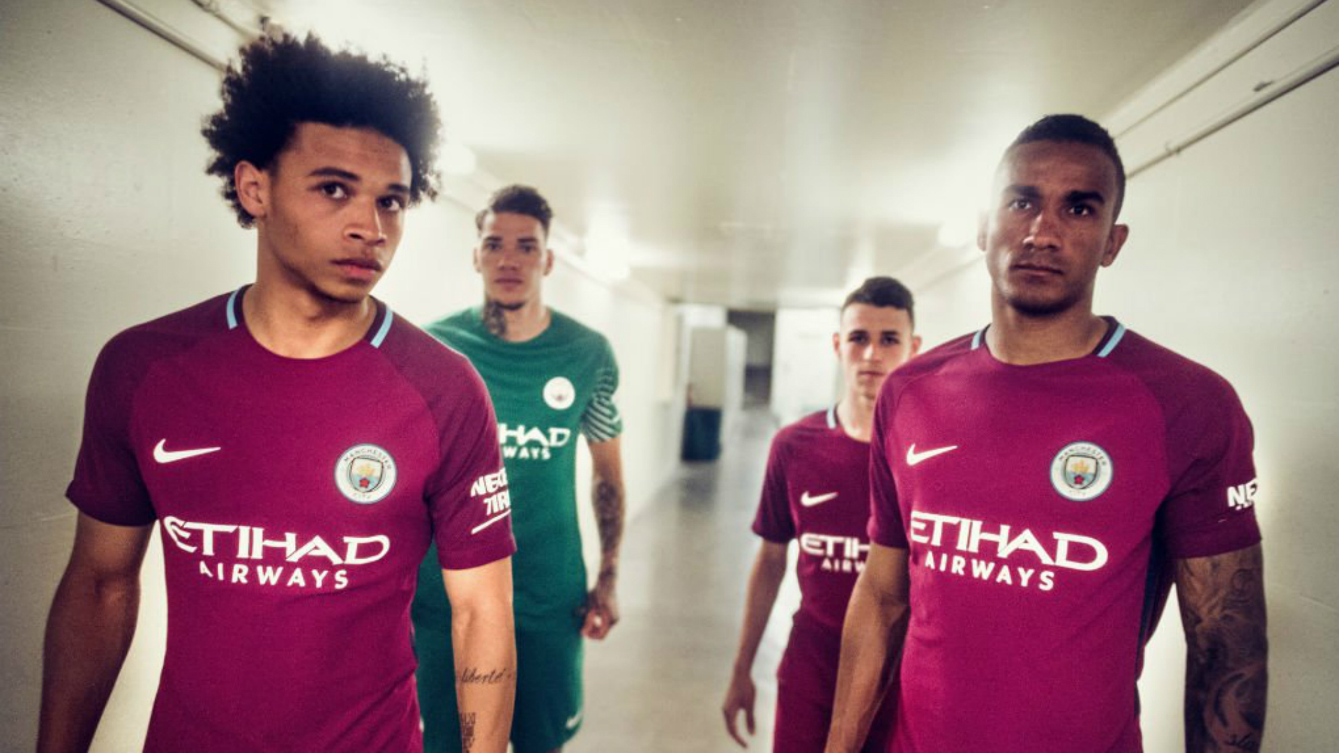 Manchester City away shirt maillot extérieur 2017-2018