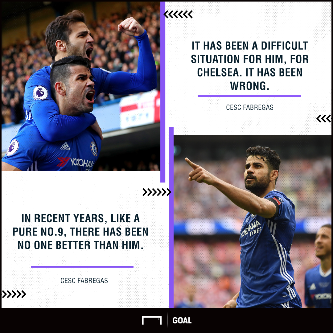 Cesc Fabregas Diego Costa Chelsea wrong