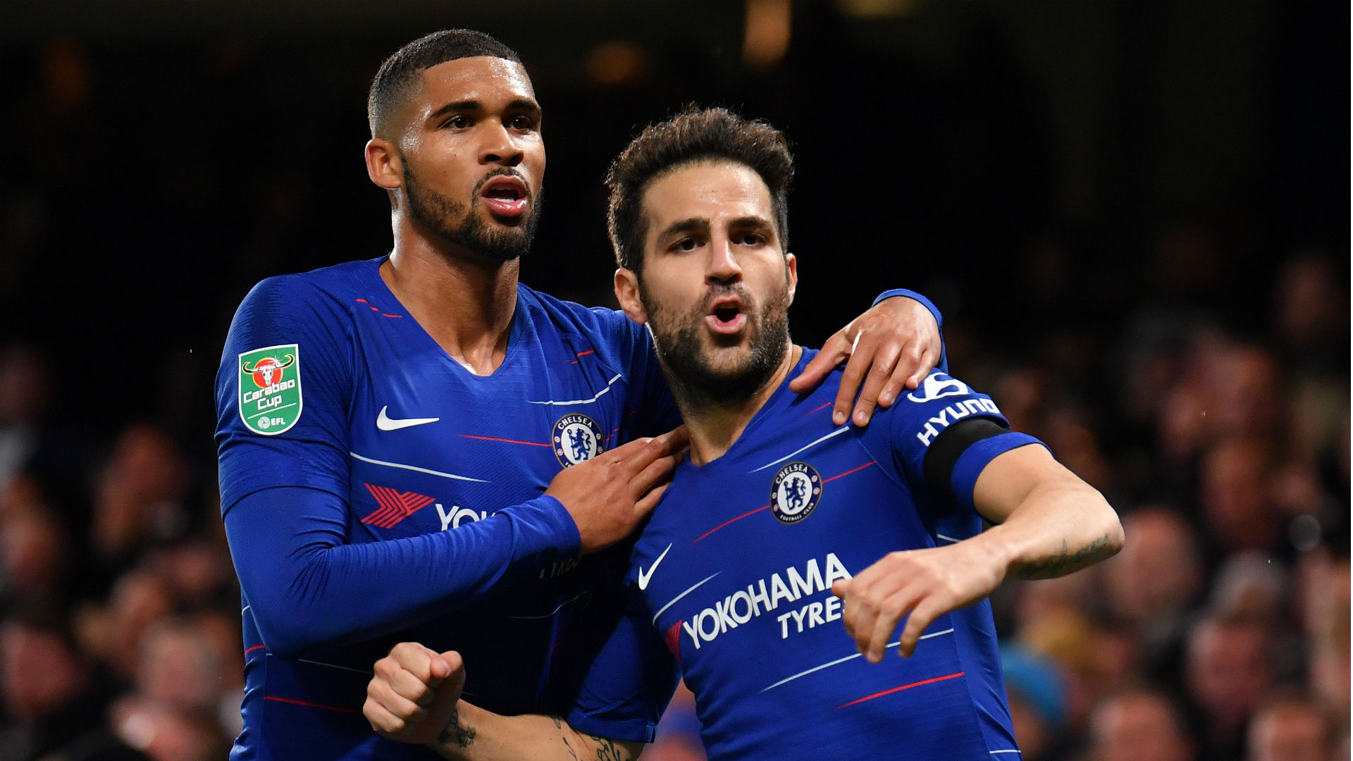 Cesc Fabregas Ruben Loftus-Cheek Chelsea Carabao Cup 31102018