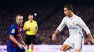 Andres Iniesta Cristiano Ronaldo Barcelona Real Madrid 03122016