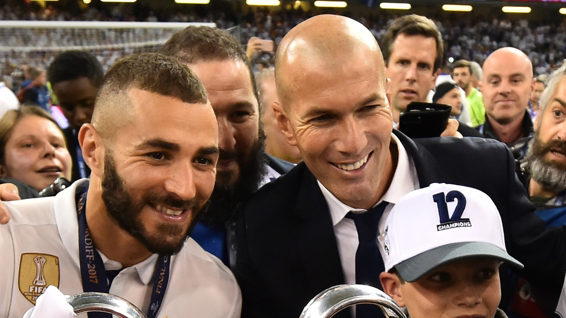 Karim Benzema Zinedine Zidane Real Madrid