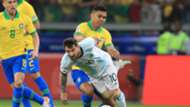 Messi Casemiro Brasil Argentina Copa America 02072019