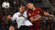 Virgil van Dijk Edin Dzeko Liverpool Roma