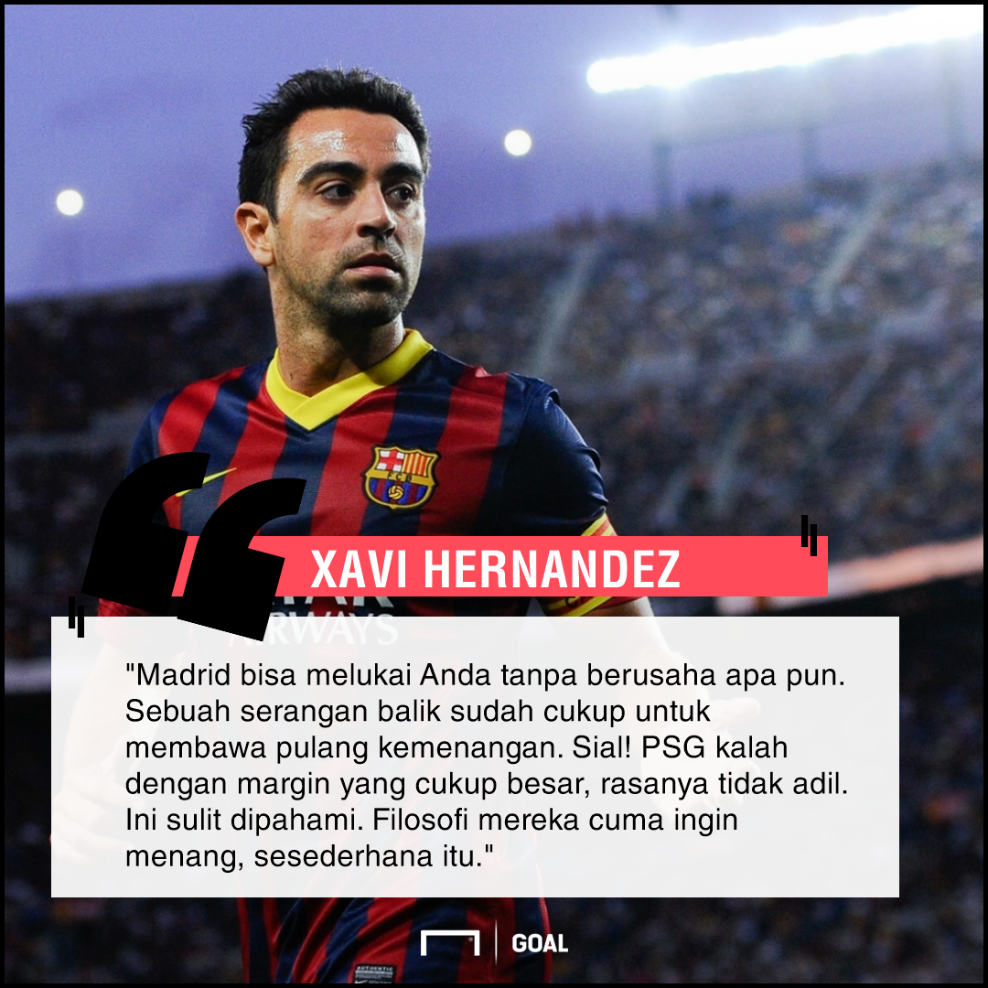 Gfxid Xavi Tentang Madrid Psg